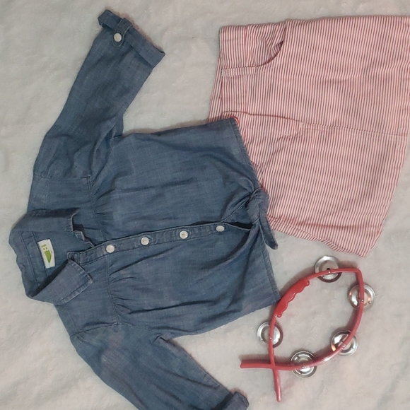 Janie and Jack Other - J&J skirt & Crazy8 outfit